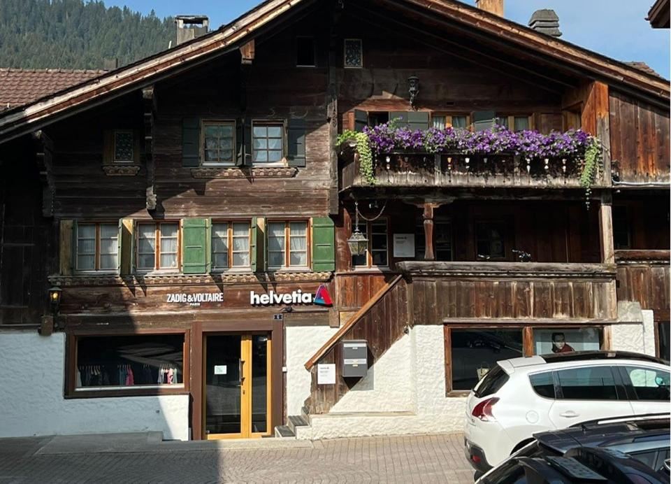 Le Vieux Chalet Gstaad Exterior foto